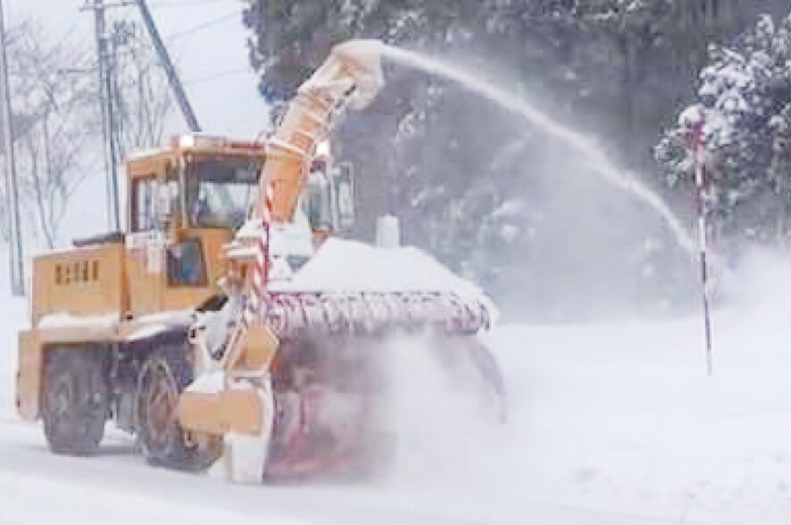 ロータリー除雪車